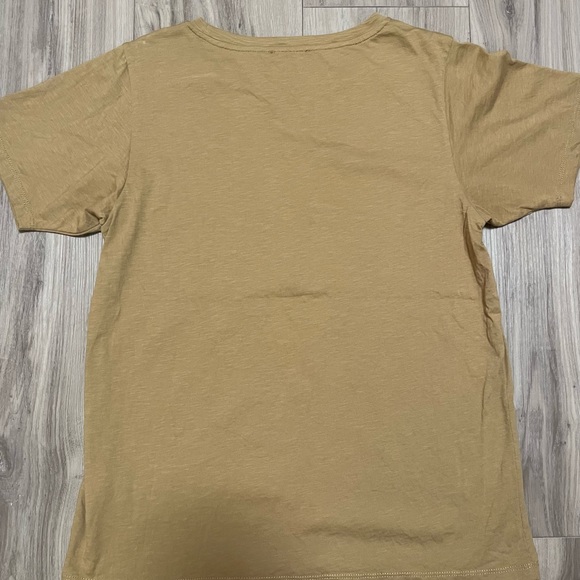 J. Crew T-shirt with Hot pink embroidered flamingos size M - Picture 2 of 5